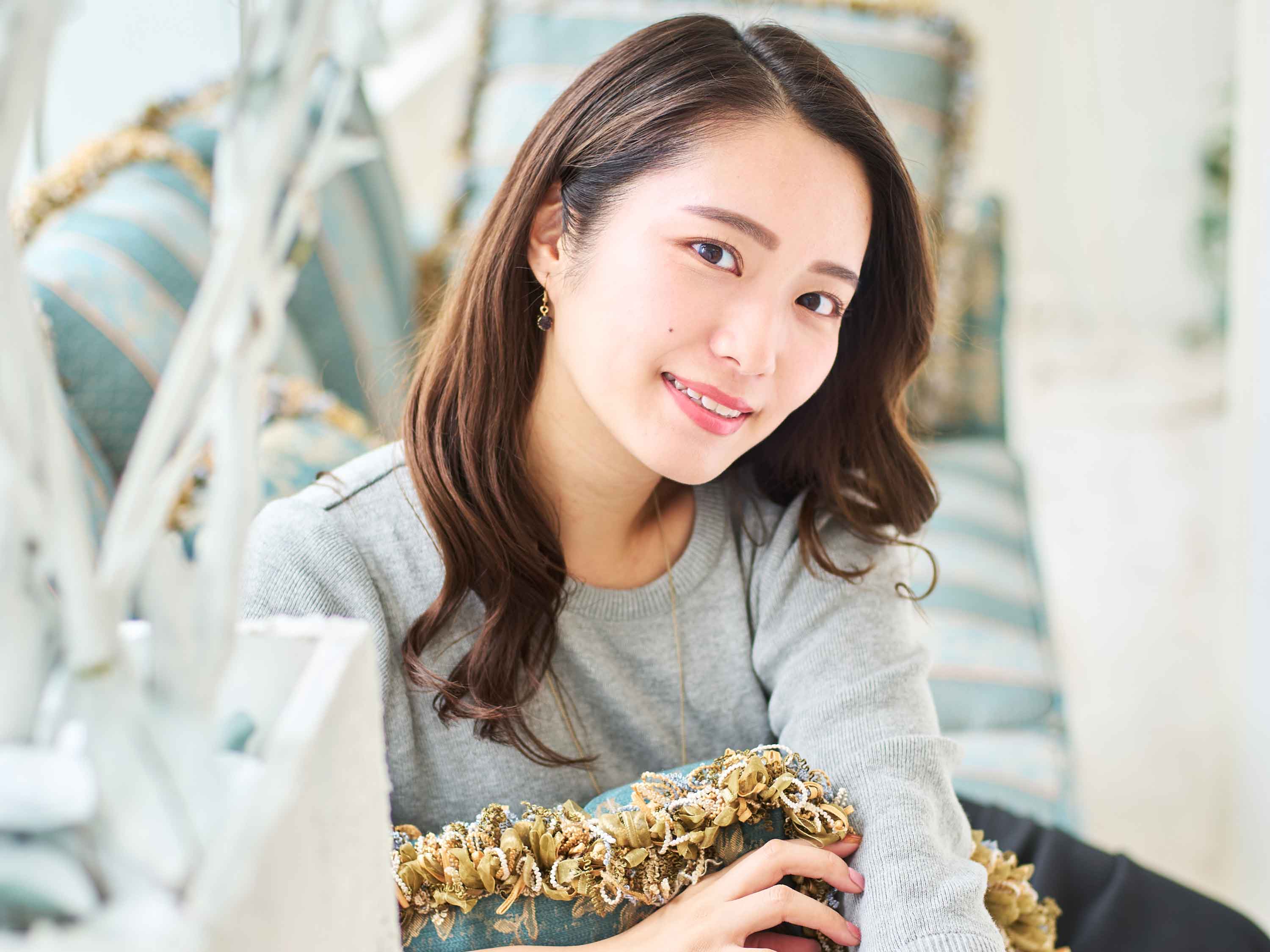 大阪難波のスタジオで撮影中の女性モデルkino