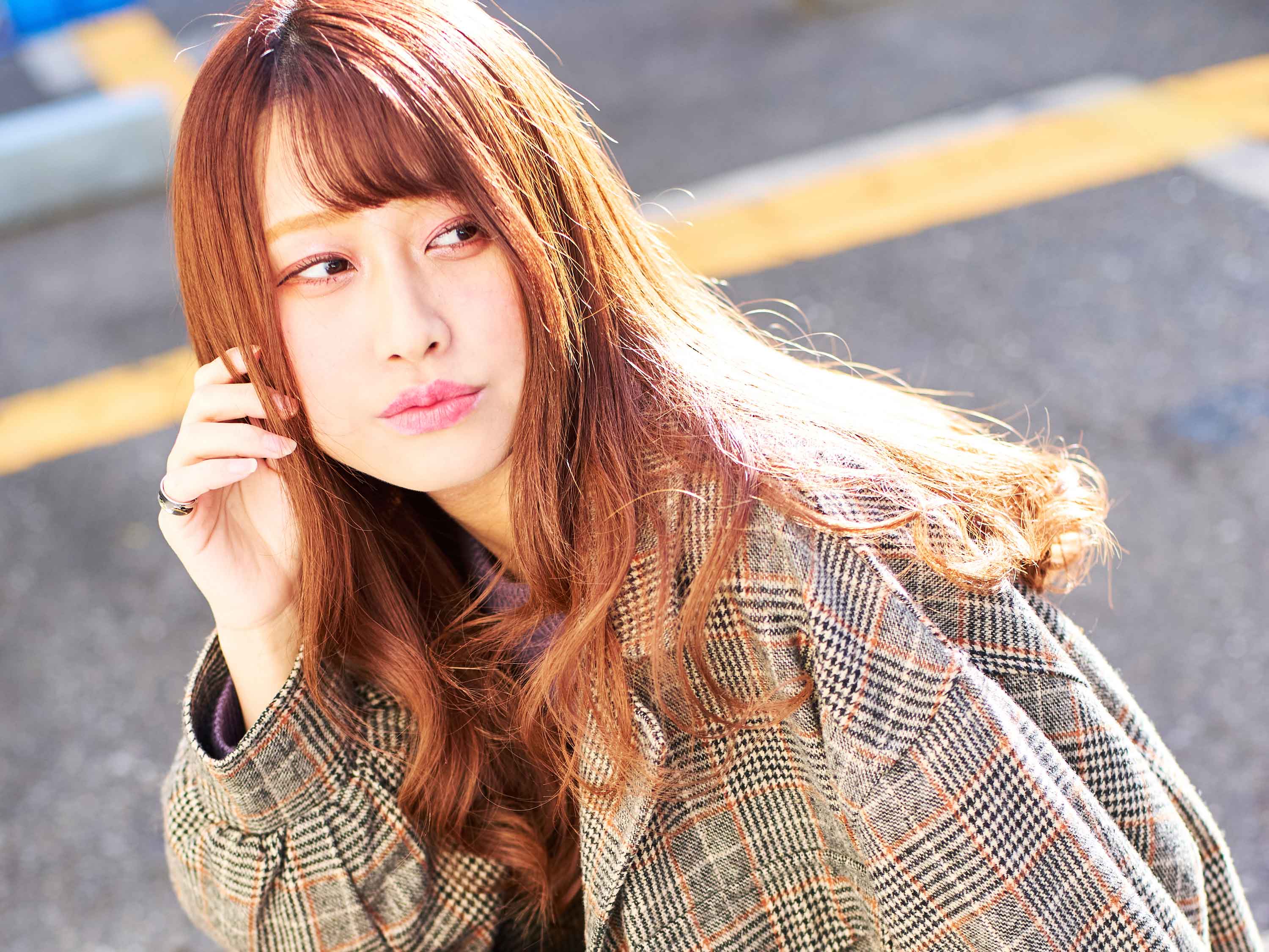 スタジオ近くの屋外で撮影 モデルsakura